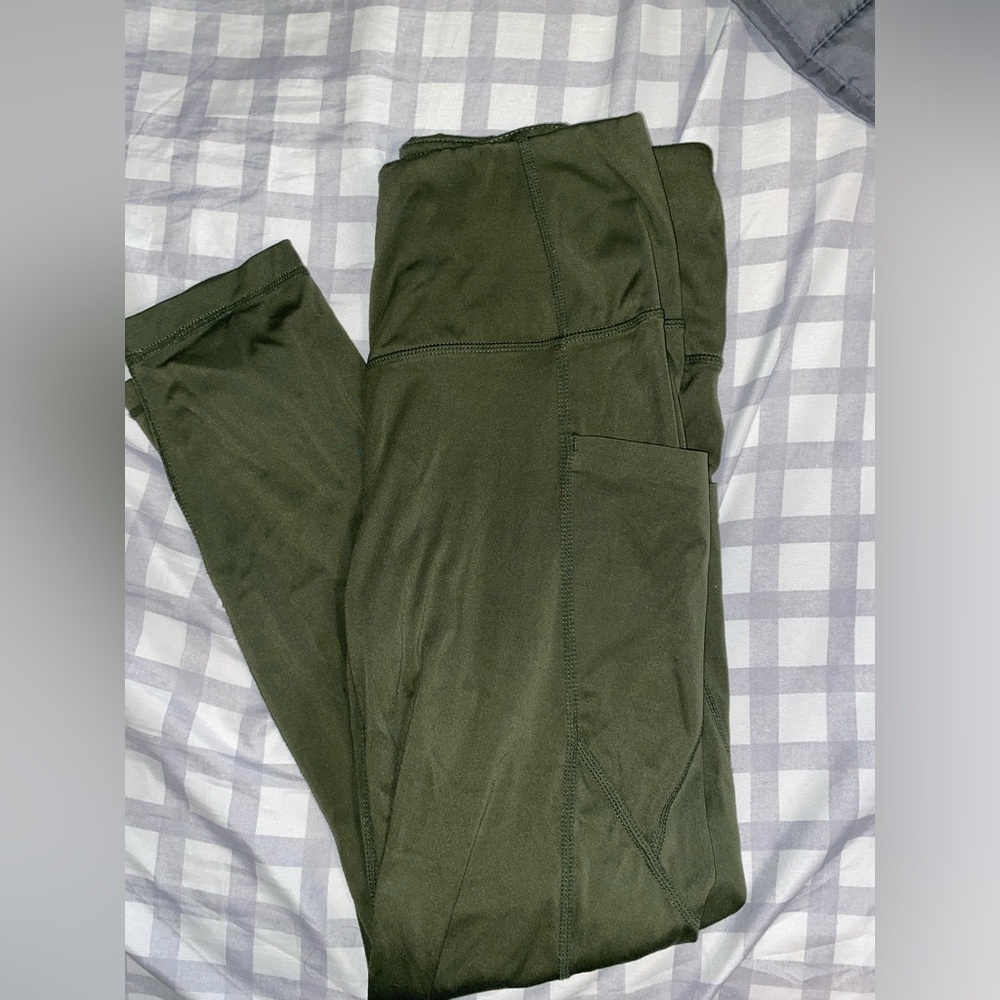 Leggings olive green